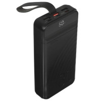Портативный аккумулятор Hoco J123B Li-ion, 30000mAh, 5A, черный