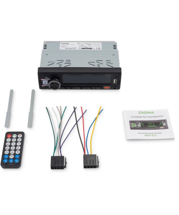 Автомагнитола Digma MCP-515 1DIN 4x45Вт