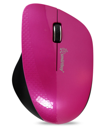 Мышь беспроводная Smartbuy 309AG, USB, розовый-черный