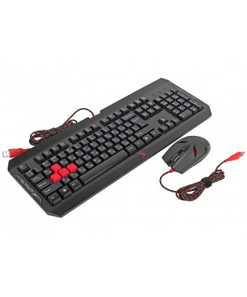 Комплект клавиатура + мышь A4Tech Bloody Q1100