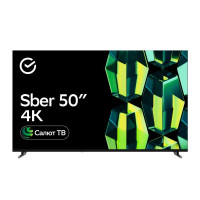 Телевизор 50" Sber SDX 50U4139B черный
