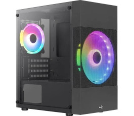 Корпус ATX без БП AeroCool Atomic Lite-G-BK-v2