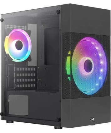 Корпус ATX без БП AeroCool Atomic Lite-G-BK-v2