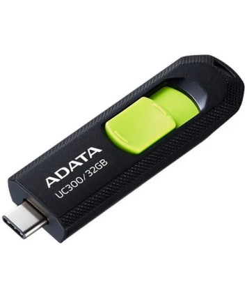 Флеш накопитель OTG USB 3.2 Type-C 32 ГБ ADATA UC300 [ACHO-UC300-32G-RBK/GN]