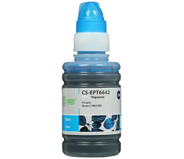 Чернила Cactus CS-EPT6642 голубой 100мл для Epson L100/L110/L120/L132/L200/L210/L222/L300/L312/L350