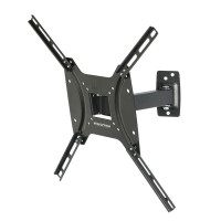 Кронштейн для телевизора Kromax OPTIMA-403, 15-55", настенный, поворот и наклон, черный