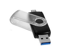 Картридер внешний OTG, Ginzzu GR-589UB, USB 3.0/microUSB