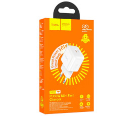 СЗУ HOCO N32 Glory White, Type-C, 30W, белый
