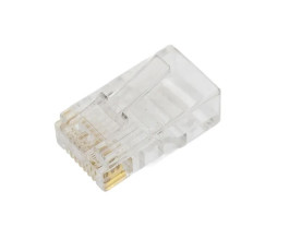 Коннектор RIPO RJ-45 (8P8C) универсальная кат.5e, покрытие 3мкд сквозной (20 шт.) 003-400035/20