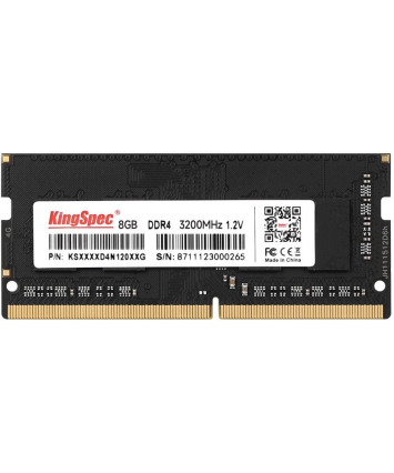 Модуль памяти SODIMM 8Gb DDR4 3200MHz Kingspec PC25600 3200MHz KS3200D4N12008G