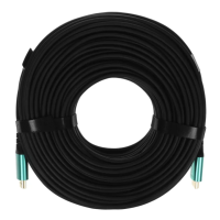 Активный оптический кабель HDMI Cactus 70м, v2.1, AOC, черный, CS-HDMI-AOC-2.1-70