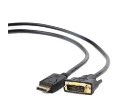 Кабель DisplayPort - DVI, 1.8м, Cablexpert CC-DPM-DVIM-1.8M
