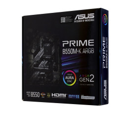 Материнская плата Socket AM4 ASUS PRIME B550M-K ARGB Материнская плата Socket AM4 ASUS PRIME B550M-K ARGB