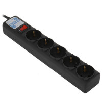 Сетевой фильтр Power Cube SPG5-10M, 10 метров, чёрный