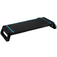 Подставка для монитора и ноутбука PANTEON MSR-5, 4 USB-порта, RGB, держатель для телефона, черный