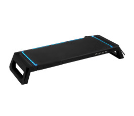 Подставка для монитора и ноутбука PANTEON MSR-5, 4 USB-порта, RGB, держатель для телефона, черный