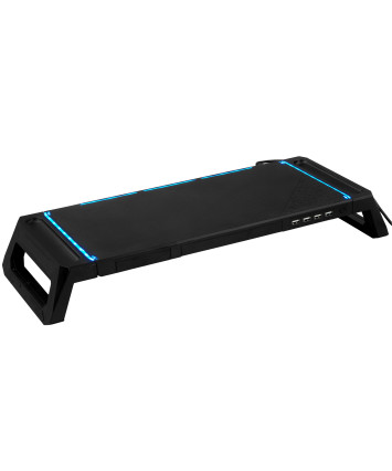 Подставка для монитора и ноутбука PANTEON MSR-5, 4 USB-порта, RGB, держатель для телефона, черный Подставка для монитора и ноутбука PANTEON MSR-5, 4 USB-порта, RGB, держатель для телефона, черный