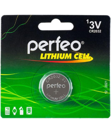 Батарейка Perfeo CR2032 3V 1шт