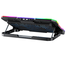 Охлаждающая подставка для ноутбука PANTEON CP-162 RGB Silver 9"-17", USB, 2 вентилятора