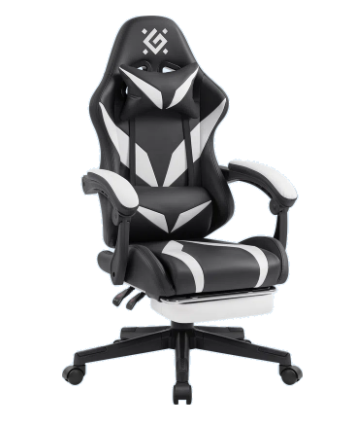 Кресло игровое Defender Aspect, черный/белый