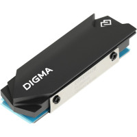 Охлаждение для SSD M.2 Digma DGRDRM2B черный металл