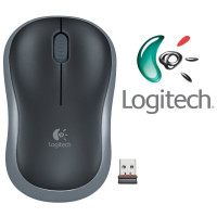 Мышь беспроводная Logitech M185 серый