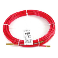 Протяжка для кабеля мини УЗК d=6 мм L=5 м в бухте, красный СП-Б-6/5