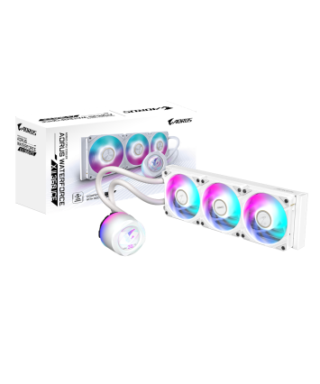 Система водяного охлаждения для процессора Gigabyte AORUS WATERFORCE II 360 ICE белый