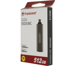 Внешний накопитель SSD 512b Transcend ESD330C (TS512GESD330C), серый
