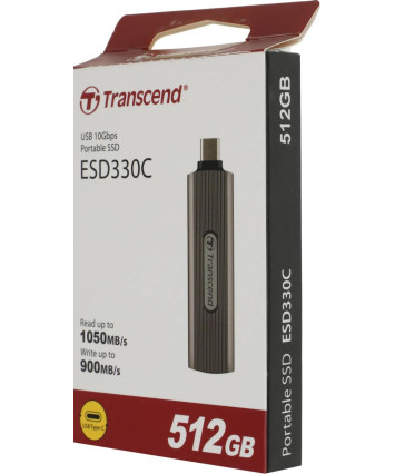Внешний накопитель SSD 512b Transcend ESD330C (TS512GESD330C), серый