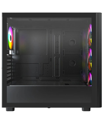 Корпус ATX без БП Montech XR Wood (B), ARGB, черный