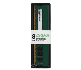 Модуль памяти DDR4 8Gb PC25600 3200MHz Digma DGMAD43200008D