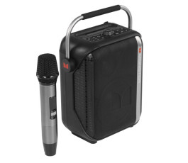Портативная колонка с караоке MONSTER Traveler Mini (MS22186), (1 беспр. микр. в комлпекте), чёрный