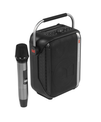 Портативная колонка с караоке MONSTER Traveler Mini (MS22186), (1 беспр. микр. в комлпекте), чёрный