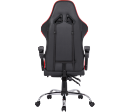 Кресло игровое Defender Pilоt, черный/красный