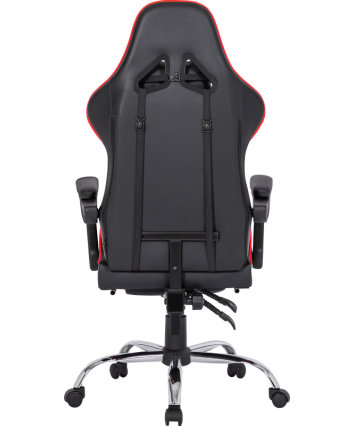 Кресло игровое Defender Рilоt, черный/красный