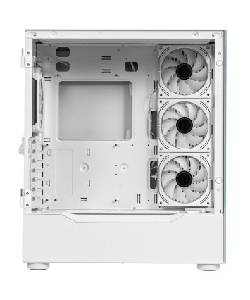 Корпус ATX без БП Ginzzu GL 770 FAN 12CM RGB*4 белый