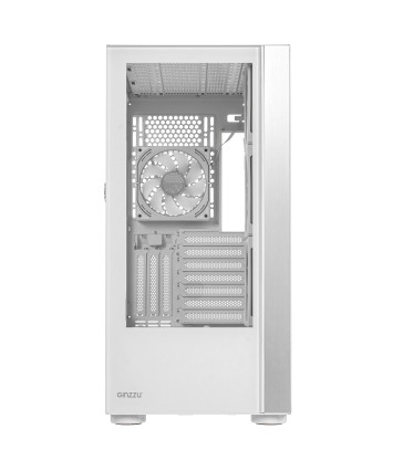 Корпус ATX без БП Ginzzu GL 770 FAN 12CM RGB*4 белый