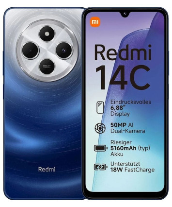 Смартфон Xiaomi Redmi 14C 4/128GB синий