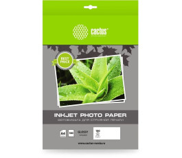 Фотобумага Cactus А4 Глянцевая 180г/м2 100л (CS-GA4180100)