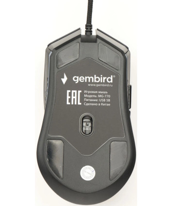 Мышь игровая Gembird MG-770, черный