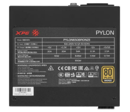 Блок питания 650W XPG PYLON BLACK