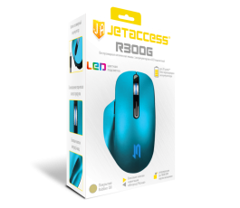 Мышь беспроводная аккумуляторная JETACCESS R300G синяя , USB