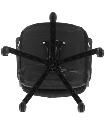 Кресло Бюрократ Zombie 9 черный/серый, искусст.кожа/ткань, крестовина пластик