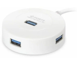 USB-концентратор Smartbuy SBHA-7314-W/50 (4 порта USB 3.0), белый