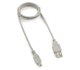 Кабель USB - miniUSB Cablexpert CC-USB2-AM5P-3-N 0.9m, серый