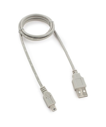 Кабель USB - miniUSB Cablexpert CC-USB2-AM5P-3-N 0.9m, серый