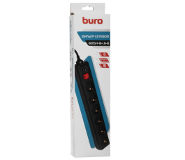 Сетевой фильтр Buro 600SH-16-1.8-B 1.8m