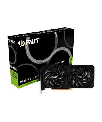 Видеокарта nVidia PCI-E 4.0 8Gb GeForce RTX 4060 Palit INFINITY 2 NE64060019P1-1070L