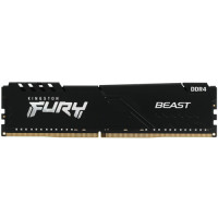 Модуль памяти DDR4 16Gb PC25600 3200MHz Kingston FURY Beast Black (KF432C16BB1/16)